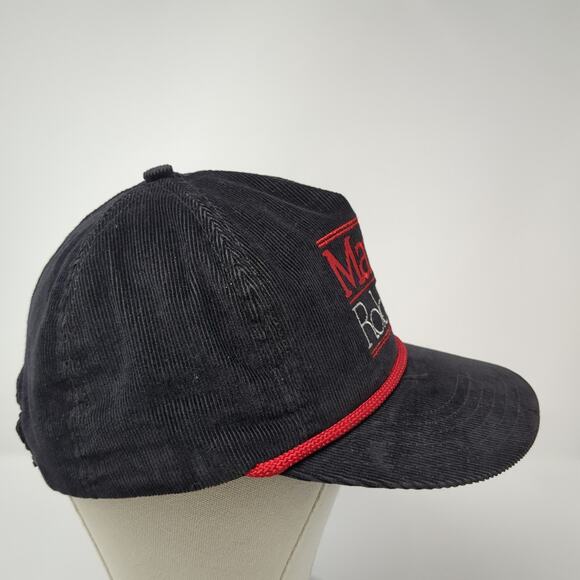 Man & Robotics Snapback 5 Panel Cap Black One Size Rope Eagle Ridge Vintage USA - Picture 5 of 9